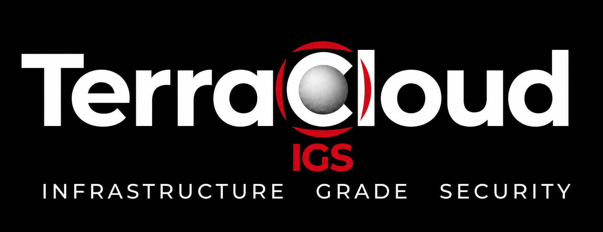 TerraCloud IGS logo in white and red on a black background